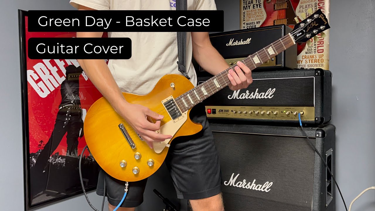 Green Day Basket Case (Guitar Cover) YouTube