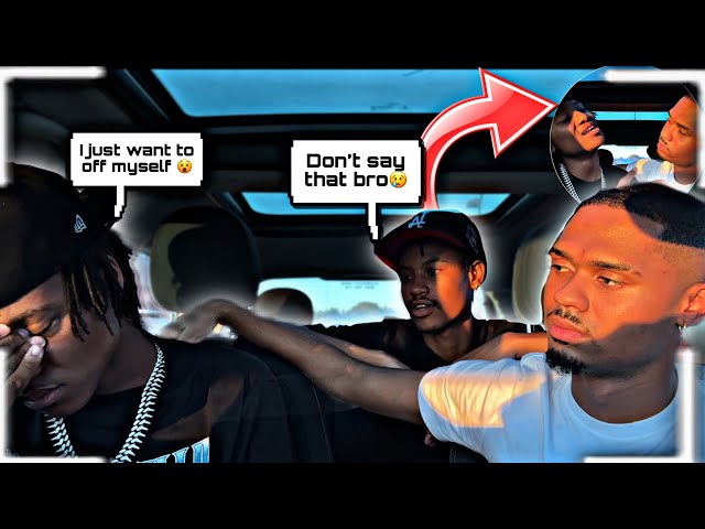 ACTING SUICIDAL INFRONT ￼OF THE HOMIES!!!🤯😵 (PRANK) DO THEY CARE??😢👀 class=