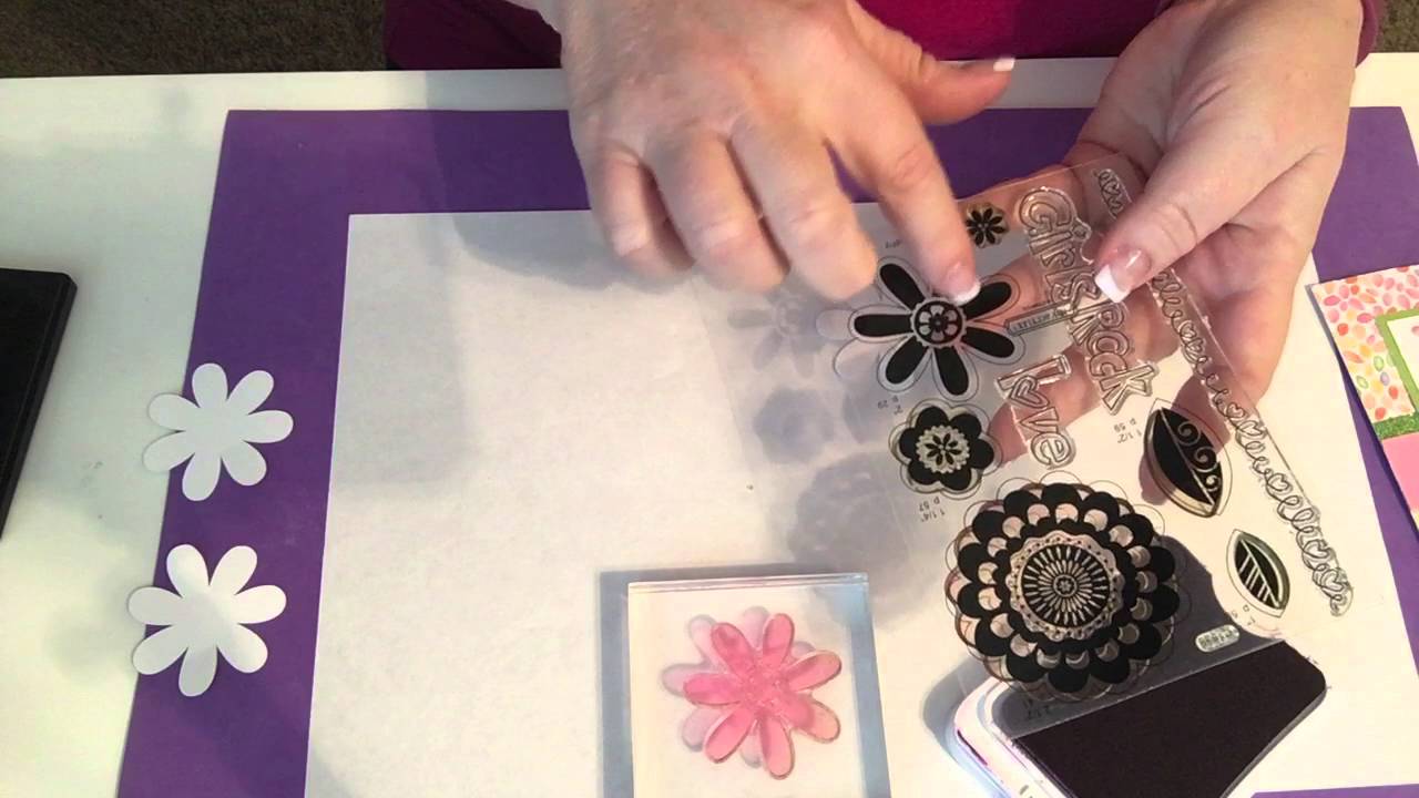 Stamping with Clear Close To My Heart Stamps YouTube