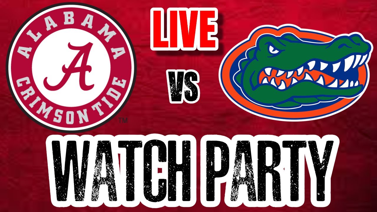 Alabama vs Florida LIVE Watch Party!  YouTube