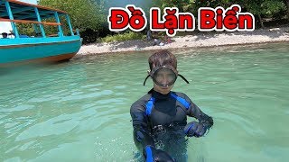 Lâm Vlog - Dùng Thử Bộ Đồ Lặn Biển Giá Rẻ