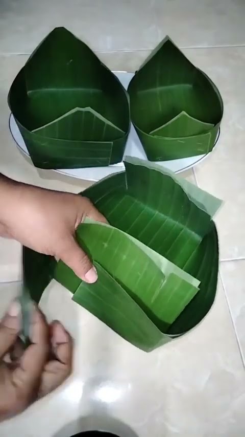Cara mudah membuat takir daun pisang#shorts