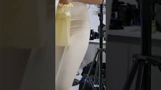 [4K세로]흰 레깅스 각선미 슬랜더 코디 모델촬영 | Leggings Model Shooting