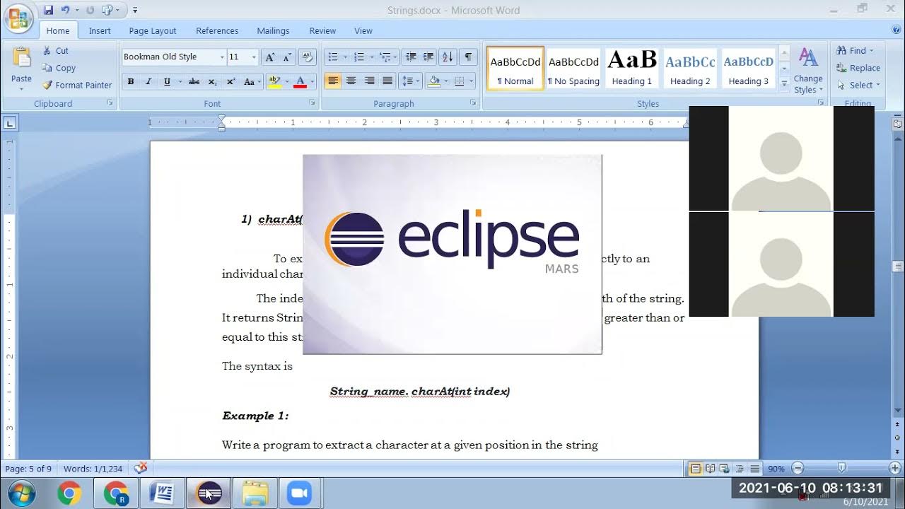 Character Extraction Methods in JAVA - YouTube