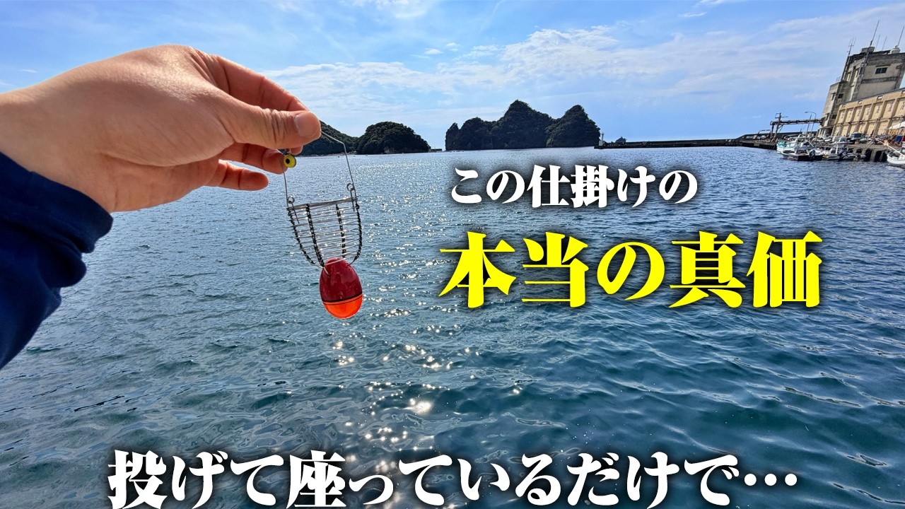 やっぱこの仕掛けスゲェよ。投げて座っているだけで良型回遊魚が連発。こういう場所でもこんなに釣れるなんて思わんかった。