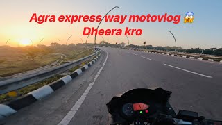 pulsar 220f bs3 model agra express way motovlogs by MT Vlogs1998 84 views 1 month ago 14 minutes, 45 seconds