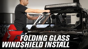 How To Install a Tusk Folding Glass Windshield on a Polaris RZR Pro XP