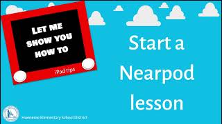 Nearpod lesson on iPad