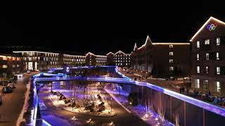 Beautiful Lights At Zhangjiakou Olympic Village