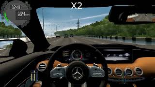 City Car Driving 1.5.9 | Mercedes-Benz  S63 AMG 2018 | Fast Driving screenshot 4