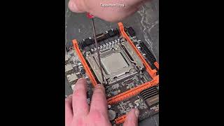 Установка A50 MrCOLD на процессор XEON🔥 #охлаждениепк #pc #сборкапк #охлаждениепк #сборкапк #nvidia