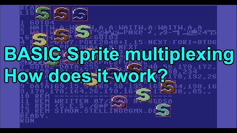 C64 Technical peek - BASIC Sprite multiplexing