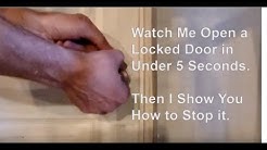 Open a Locked Door Without a Key in Under 5 Seconds - Locksmith Recommended 