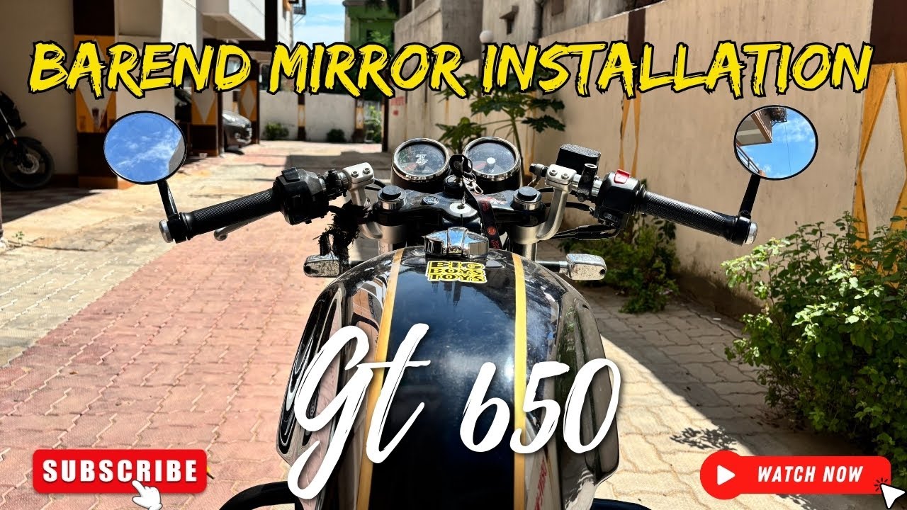 Best Budget Mod for GT 650? Bar End Mirrors Installed!