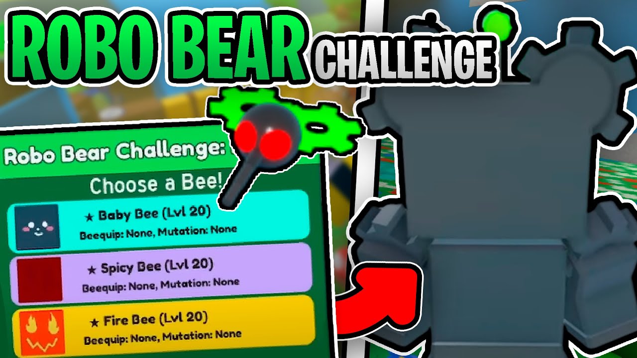 ROBO BEAR CHALLENGE *GAMEPLAY* TEST REALM BEESMAS 2022 YouTube