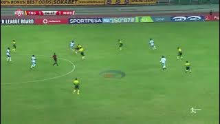 Yanga Vs mwadui ,goli la Pili la MWADUI (3-2)