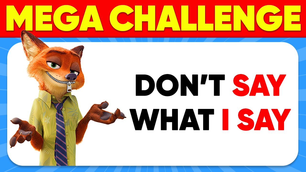 Avoid Saying The Same Thing As Me 🤔 MEGA CHALLENGE 📢 Only 1% Reach the End!