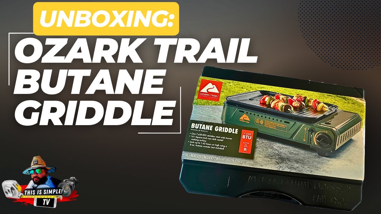 UNBOXING- OZARK TRAIL BUTANE GRIDDLE!!! 👨‍🍳🥘