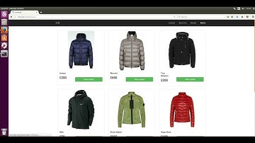 Advanced Web Laravel website demo
