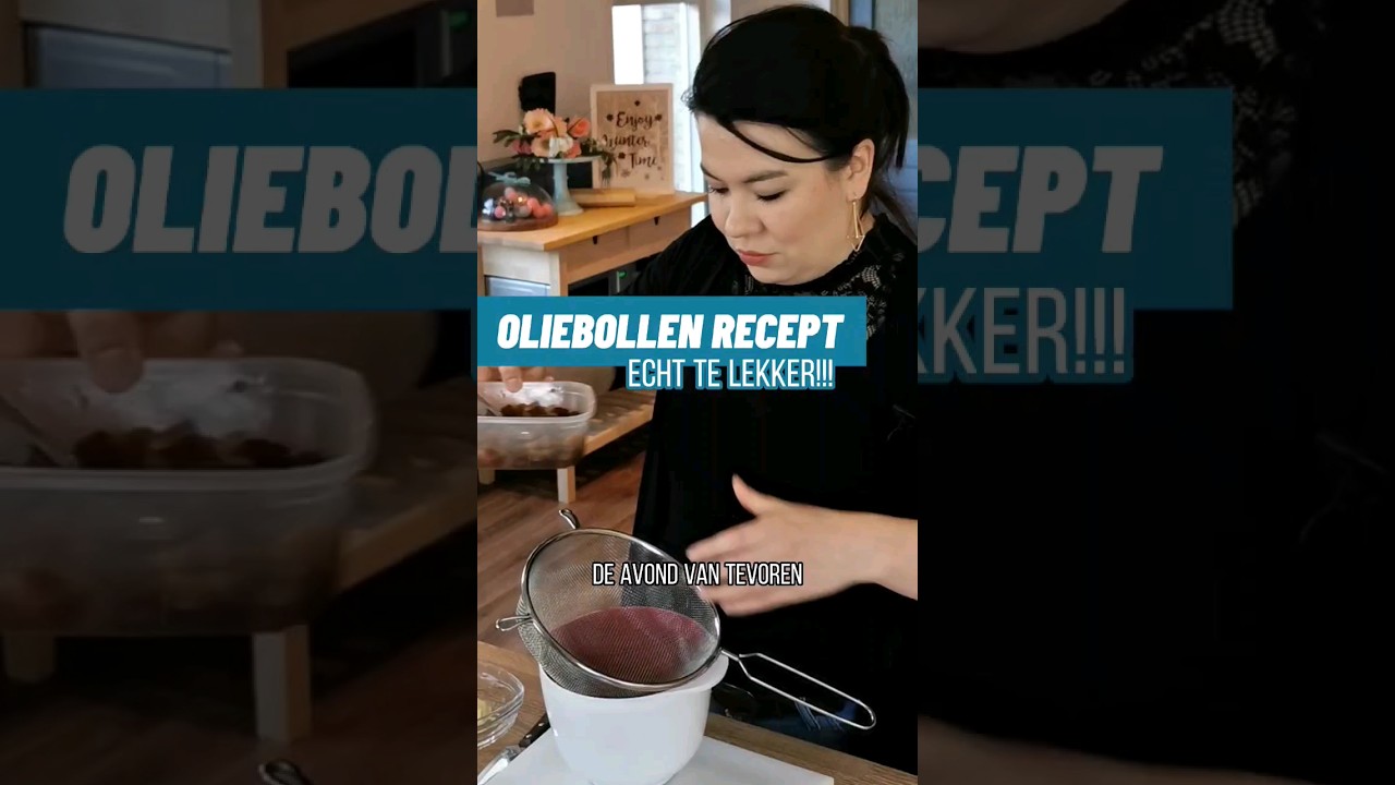 Mijn favoriete oliebollen! Dit recept moet je proberen voor oud en nieuw 😁 Heel lekker!