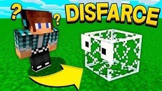 ESCONDEESCONDE COM DISFARCE DE VIDRO NO MINECRAFT !!  ( Minecraft EscondeEsconde )