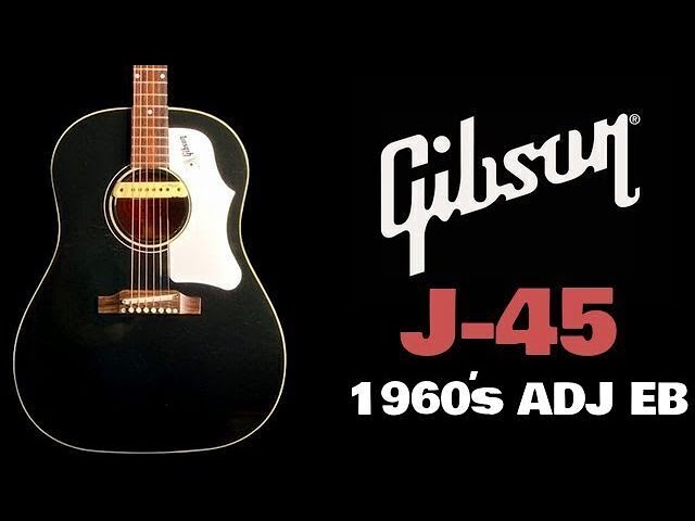 Gibson J-45 1960's ADJ EBONY 2020年製（完全予約制 名古屋アコギ専門店 オットリーヤギター）