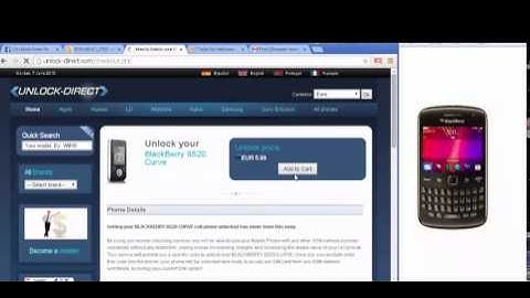 How to Unlock a Blackberry Curve ( applies to all Blackberry models)