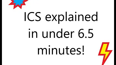 Incident Command System  Everyday example in under 6 and a half minutes!