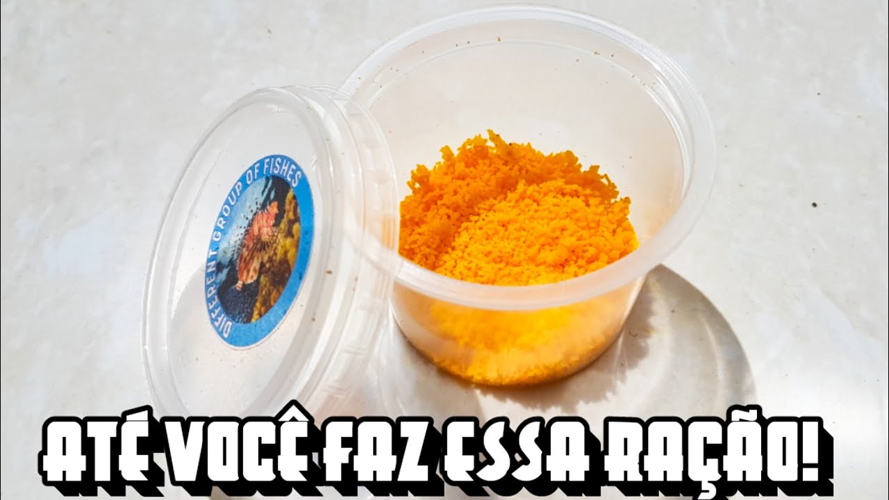 Ração CASEIRA. Até você faz ! 🐳🧠