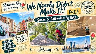 Cycle Touring The Low Countries | A Near Miss, Heat Exhaustion & The Amazing Maastunnel