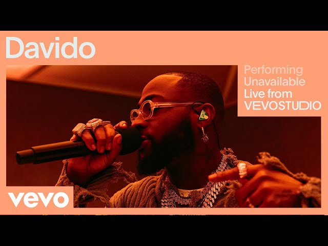 Davido - Unavailable (Live) | Vevo Studio Performance class=