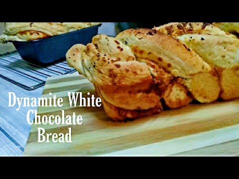 Dynamite White Chocolate Bread recipe - YouTube