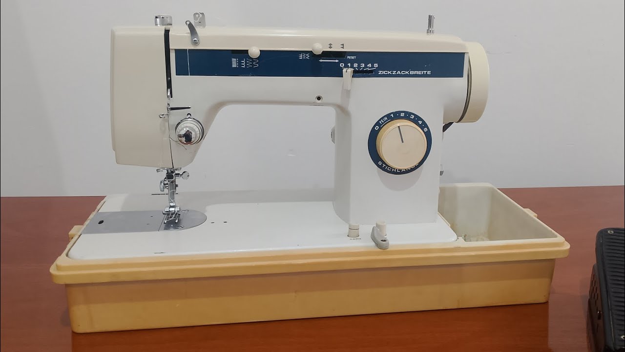 machine à coudre zenith zick zack breite