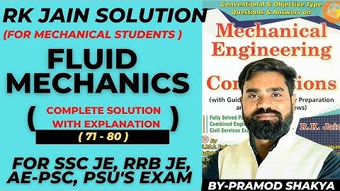R k jain mechanical objective solution|fluid mechanics mcq|rk jain mechanical engineering objective 