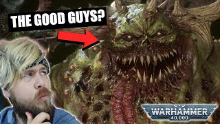 The CHAOS Gods Are The GOOD GUYS?!  Chaos Deep Dive | Warhammer 40k Lore.
