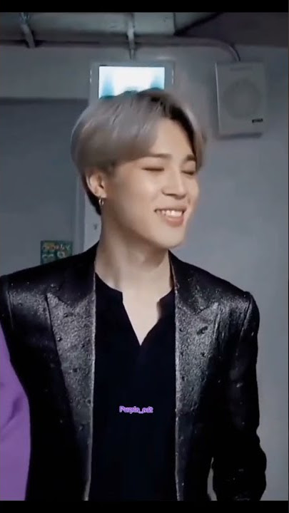 jimin yang baju hitam 🥰 #jimin #parkjimin #bts