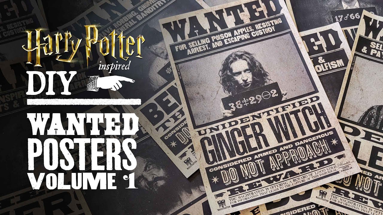 maxresdefault Old West Designs: How to Make a Wanted Poster