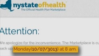 Computer Glitches Plague Obamacare Launch as New York Accidentally Says Site Won't Be Up Until 3013