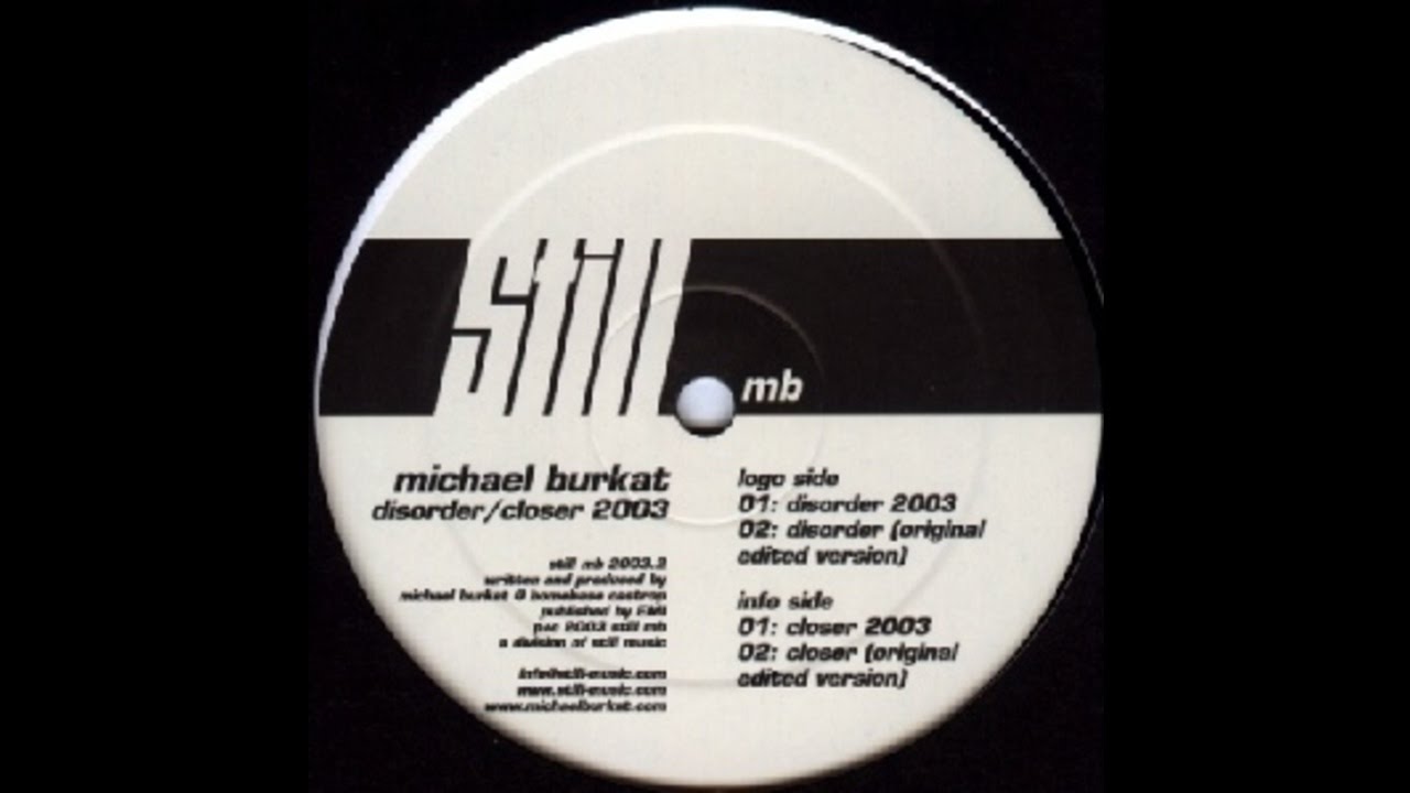 Michael Burkat - Disorder 2003 (Techno 2003)