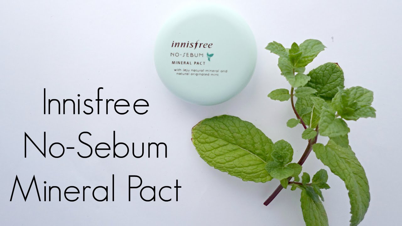 Review: Innisfree No-Sebum Mineral Pact - YouTube