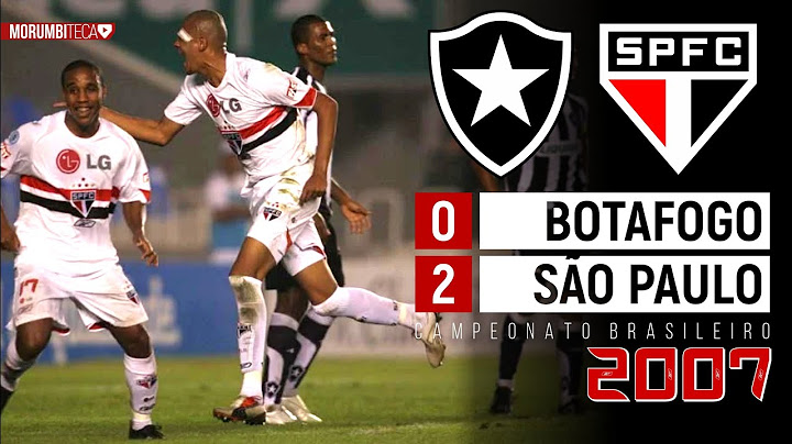 Botafogo 0x2 São Paulo - 2007 - ALEX SILVA, LEANDRO E A VITÓRIA NO DUELO DE LÍDERES NO MARACANÃ! 🔴⚪⚫