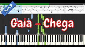 Gaia - Chega (Piano COVER e TUTORIAL, spartito) (Gaia - Calma Piano)