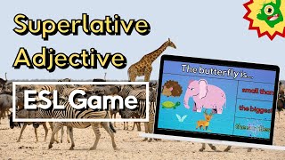 SUPERLATIVE Adjective ESL Game | English Activites to Help Teachers screenshot 4