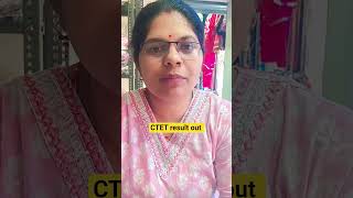 CTET result out #CTET notification #CTET result update
