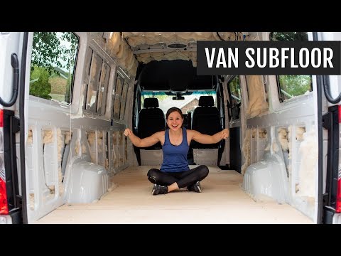 Van Subfloor + Floor Insulation with Havelock Wool | Van Build Series