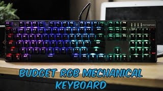 MOTOSPEED Inflictor CK104 RGB Gaming Mechanical Keyboard - Unboxing & Review