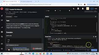 Codewars | Completa el patrón 4