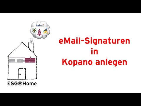 Anleitung eMail Signatur in Kopano