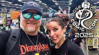 Rose City Comic Con 2025 🥀🛍️ Walkthrough & Haul!!!