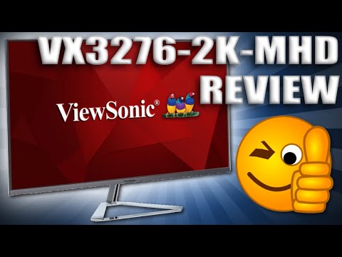 ViewSonic VX3276-2K-MHD 32 inch WQHD 1440p Ultra Slim Entertainment Monitor Review